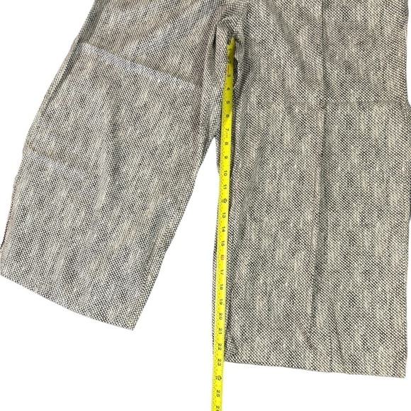 RARE Eileen Fisher 100% Organic Cotton Chainette Printed Wide Leg Crop P… - Picture 9 of 11